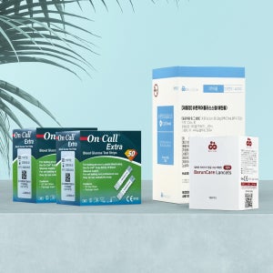 온콜 엑스트라 혈당시험지 50매입 2Box 체크지 검사지