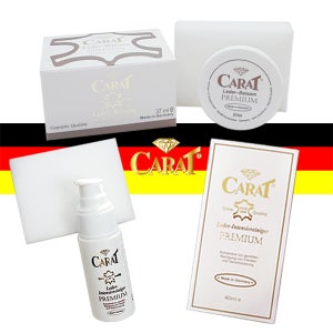 캐럿프리미엄 가죽클리너 40ml+가죽에센스 37ml 세트 (세정제/왁스/크림)