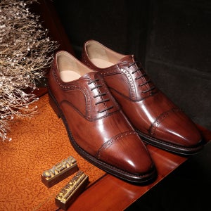 [프리미엄] 브리시티 클래식 캡 브라운 굿이어웰트