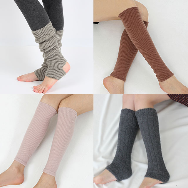니트 발토시 겨울 방한 보온 수면 롱 레그워머 종아리 무릎 토시