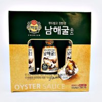 코스트코 백설 남해 굴 소스 350g x 3 (297ml x 3)