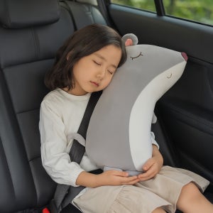 끌라로 안전벨트커버 벨트쿠션 인형 동물 친구들 쿠션 MI-SBD01 생쥐