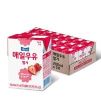 매일우유 멸균우유 딸기 200mlx24팩
