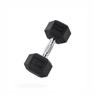 CNK 육각 고무 아령 27.5kg