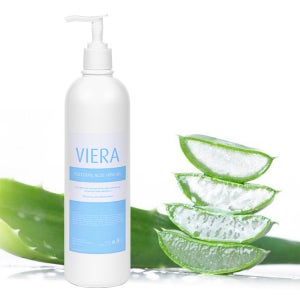 비에라 알로에겔 500ml / 왁싱후 관리 후처리제 자극받아 붉어진 피부 진정 보습