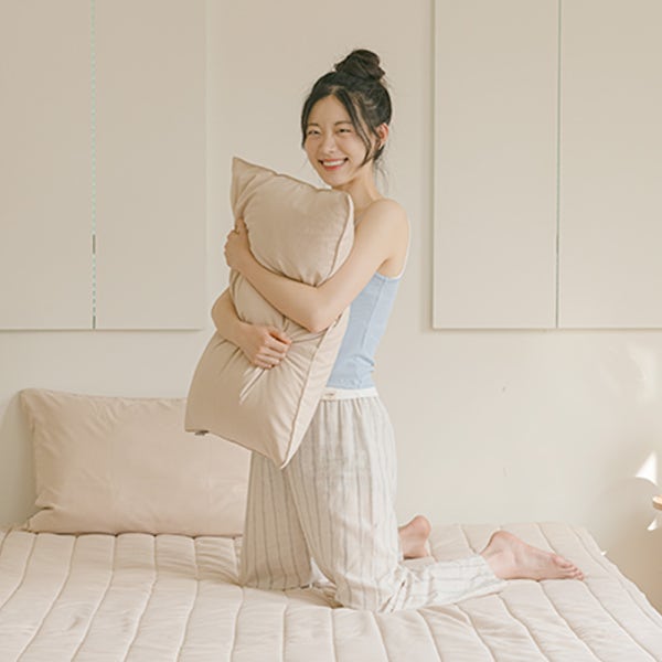 [1+1] 아망떼 뉴데이즈 먼지없는 무소음 2겹 베개커버 40x60