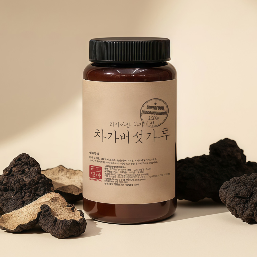 러시아산 <b>차가버섯</b>가루 100g