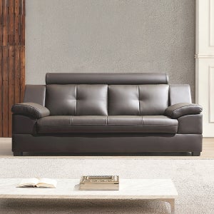 동서가구 스카온 구스다운 라텍스 천연 가죽소파 3인용 DF638298