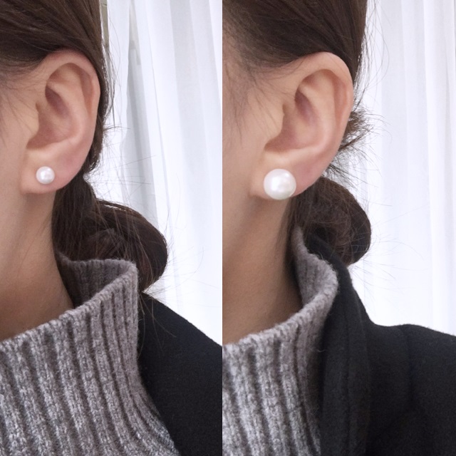 <b><p>Ear possible ily Sver fing Pel Sticky Ofce</p></b><b><p>グィチ 可能 デイリー ウンチム 真珠 ぴったりつく イヤリング 会社員 シンプル</p></b><br /><br /><p align='center'>