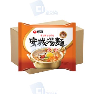 농심 안성탕면 40봉 봉지라면 야식 낚시 캠핑 해장라면