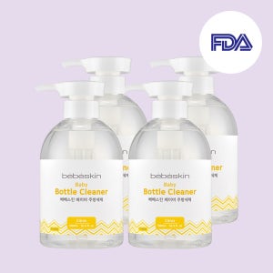 2+2 베베스킨 아기 유아 신생아 베이비 주방세제 젖병세정제 500ml 총 4개
