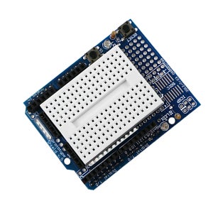 아두이노 우노 호환 프로토 쉴드(미니 브레드보드 포함)