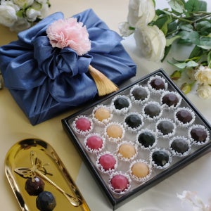 수제 보석양갱 20구 보자기포장 설 선물세트 /부모님 명절 상견례 웨딩 기업 고급답례품