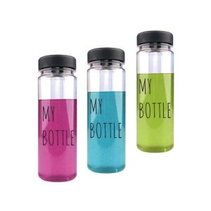 마이 보틀 가벼운 투명 블랙 500ml 6p