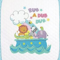 외국 십자수패키지 Dimensions/ 아기이불 RUB-A-DUB QUILT-70-74368