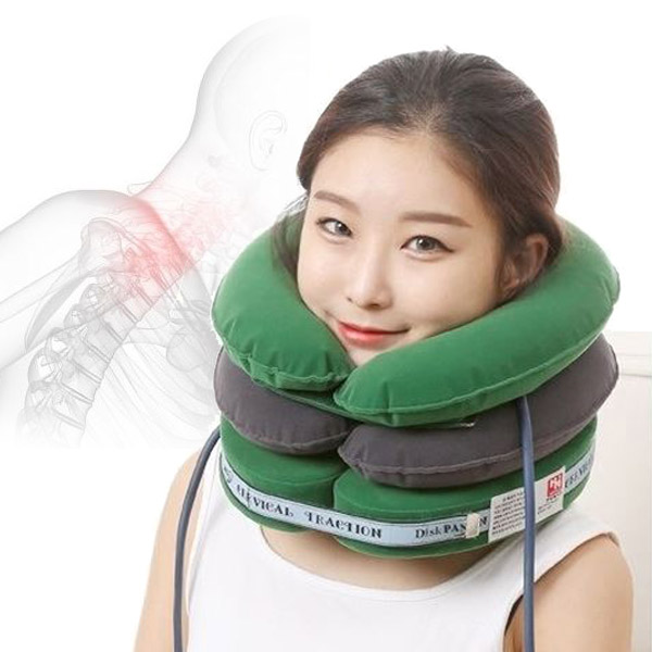 현대메디칼 디스크팡 각도조절 목견인기 목보호대 목트렉션