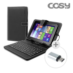 코시 베이직 7~8형 태블릿PC 케이스 키보드 + C타입 젠더 포함