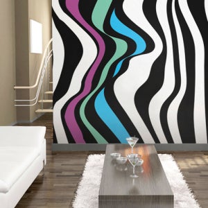 뮤럴벽지 디자인벽지 CW2080 지브라프린팅4 1폭100cmx240cm A