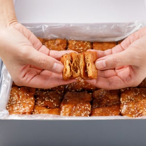 버들골 박스포장 수제 페스츄리 약과 98구 결혼 답례품 페스츄리 식감