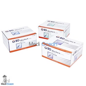 BD 인슐린 주사기 울트라파인 0.3cc 31G 8mm 100개입 시린지 멸균 주사바늘