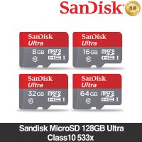 태성 정품 Sandisk MicroSD 128GB ULTRA Class10 533X