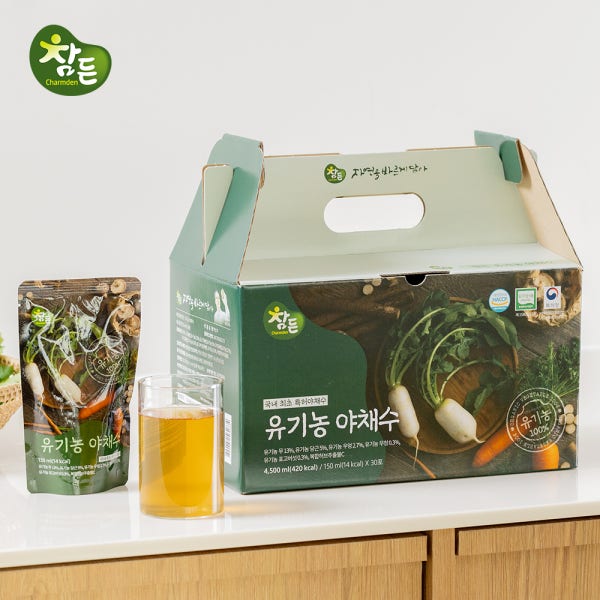 참든 유기농 야채수 150ml