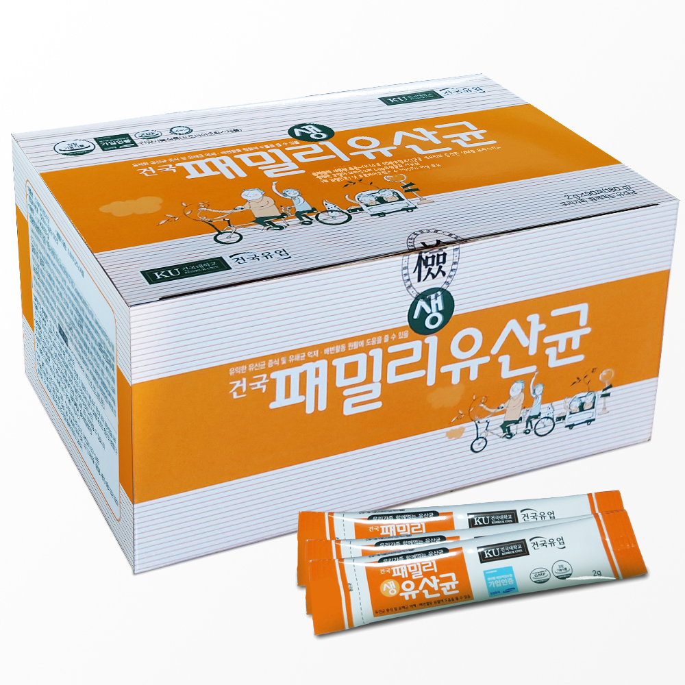 [<b>건국유업</b>] 건국패밀리생유산균 (90포)