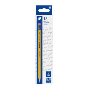 스테들러 134 연필 HB B 2B 12자루 옐로우
