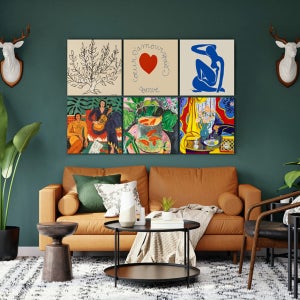 기프트액자 앙리마티스 명화 선물 시계 아크릴 슬림 액자