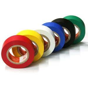컬러 전기테이프 20개 전기 절연 테이프 PVC 테이프 케이블 보호