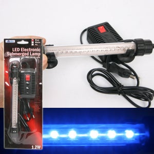 아마존 LED수중등 1.2W (중) 블루 / 구피어항 조명 수족관 led조명