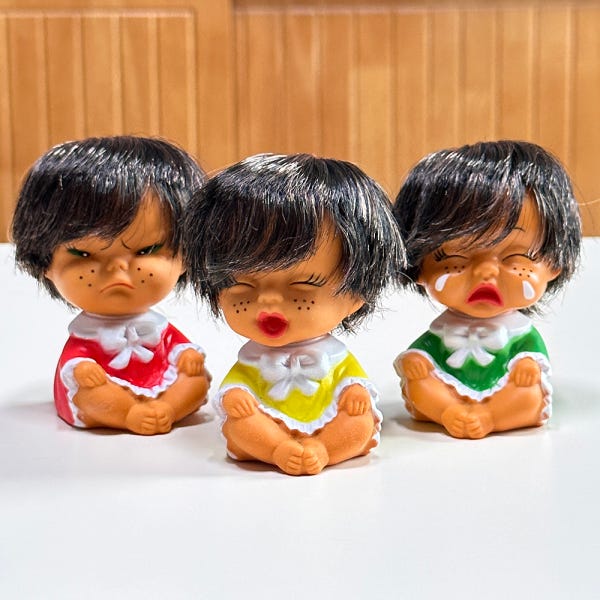 못난이인형 국산 원조 못난이삼형제 3종 레트로 소품