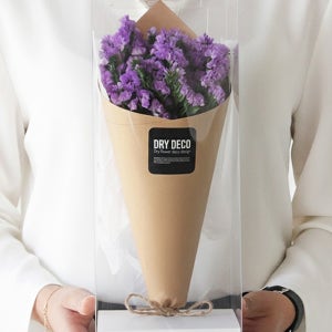 스타티스 드라이 프리저브드플라워 꽃다발 중형 결혼기념일 선물 스타치스