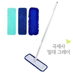 리빙베리 극세사밀대 밀대 청소기 막대걸레 루프형 벨크로 걸레 초극세사 패드