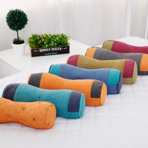 편백나무베개 경추 목베개 수건베개 원형