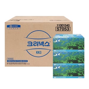 57053 크리넥스 미용 각티슈 200매 9각