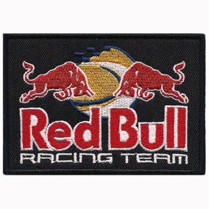 와펜 D775 - Red Bull 레드볼 사각 로고 마크 패치 와펜