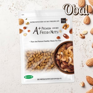 오발넛츠 고소한 캘리포니아 무염 볶음 구운아몬드1Kg