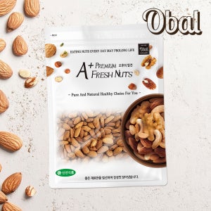 오발넛츠 짭쪼름 캘리포니아 구운 가염아몬드1Kg