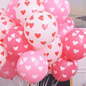 헬륨풍선(100개)-빅하트[핑크톤]