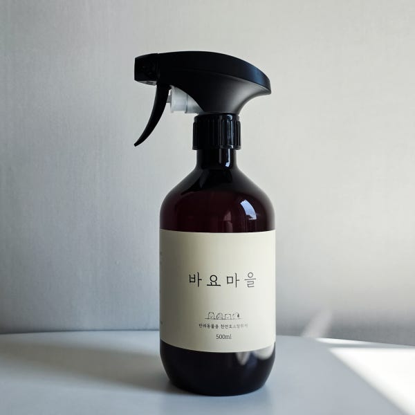 바요마을 강아지 탈취제 오줌 소변 냄새 제거 배변패드 500ml