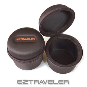 이지트래블러 [멀티하드 툴케이스 브라운 ] 스토퍼 카라비너 데크팩 보관하드케이스