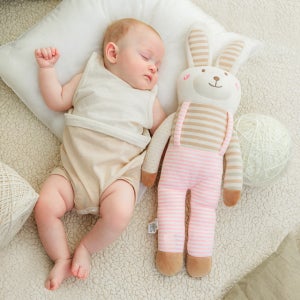 [자연생각] 오가닉 애착인형 레미(중형) 토끼 아기 신생아