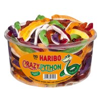 하리보 크레이지 파이썬 구미 젤리 통 150조각 Haribo Crazy Python Tub