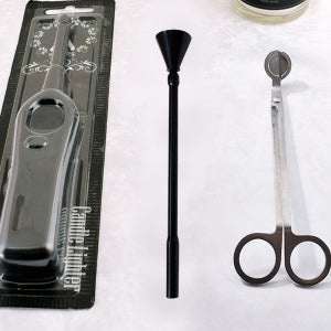 캔들라이터(대)/캔들스너퍼/심지가위 3종set