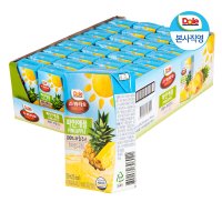 Dole 돌 프리미엄 과즙 과일주스 파인애플 120ml 32팩 1박스