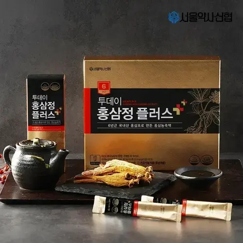 [명절 선물세트] <b>서울약사신협</b> 6년근 투데이 홍삼정 플러스 30포~ 천명골드/플러스/배도라지