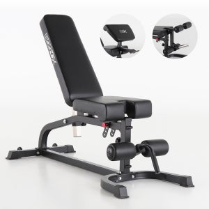 바디엑스 웨이트벤치 알파 BK-3018 각도조절벤치 레그익스텐션 레그컬