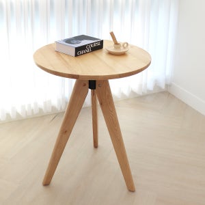 카페탁자 2인테이블 원목탁자 소파 원형테이블