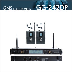 GNS GG-242DP 2.4GHz 채널가변형 2x핀타입 무선마이크